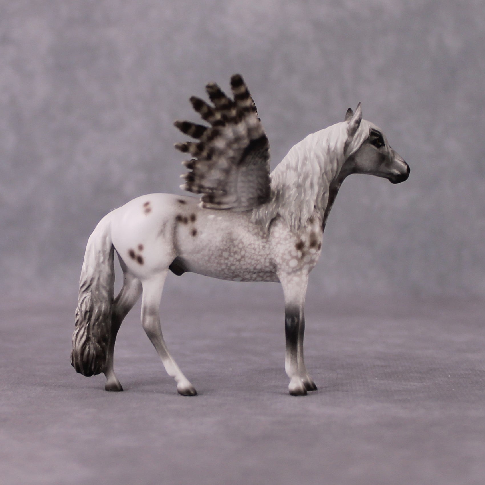 "Nebulosa" Secret Surprise Chip Drop: Superb Owl Sunday OOAK Deco Custom Andalusian Chip By Jess Hamill