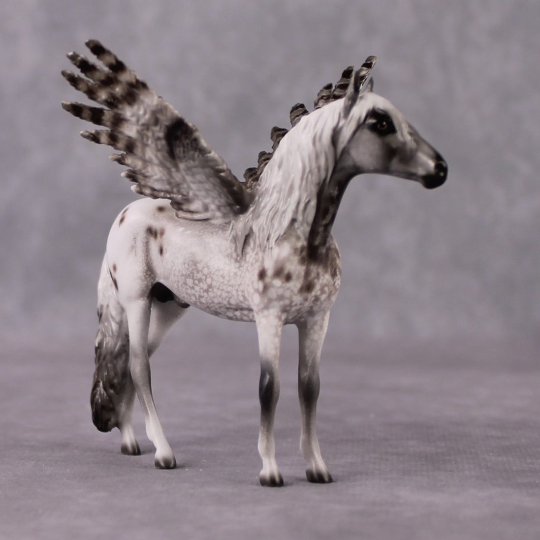 "Nebulosa" Secret Surprise Chip Drop: Superb Owl Sunday OOAK Deco Custom Andalusian Chip By Jess Hamill