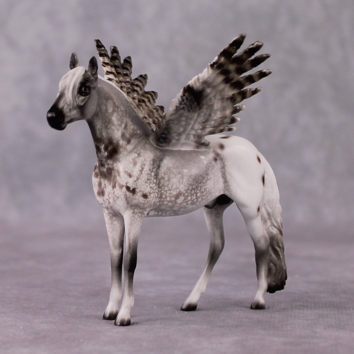 "Nebulosa" Secret Surprise Chip Drop: Superb Owl Sunday OOAK Deco Custom Andalusian Chip By Jess Hamill