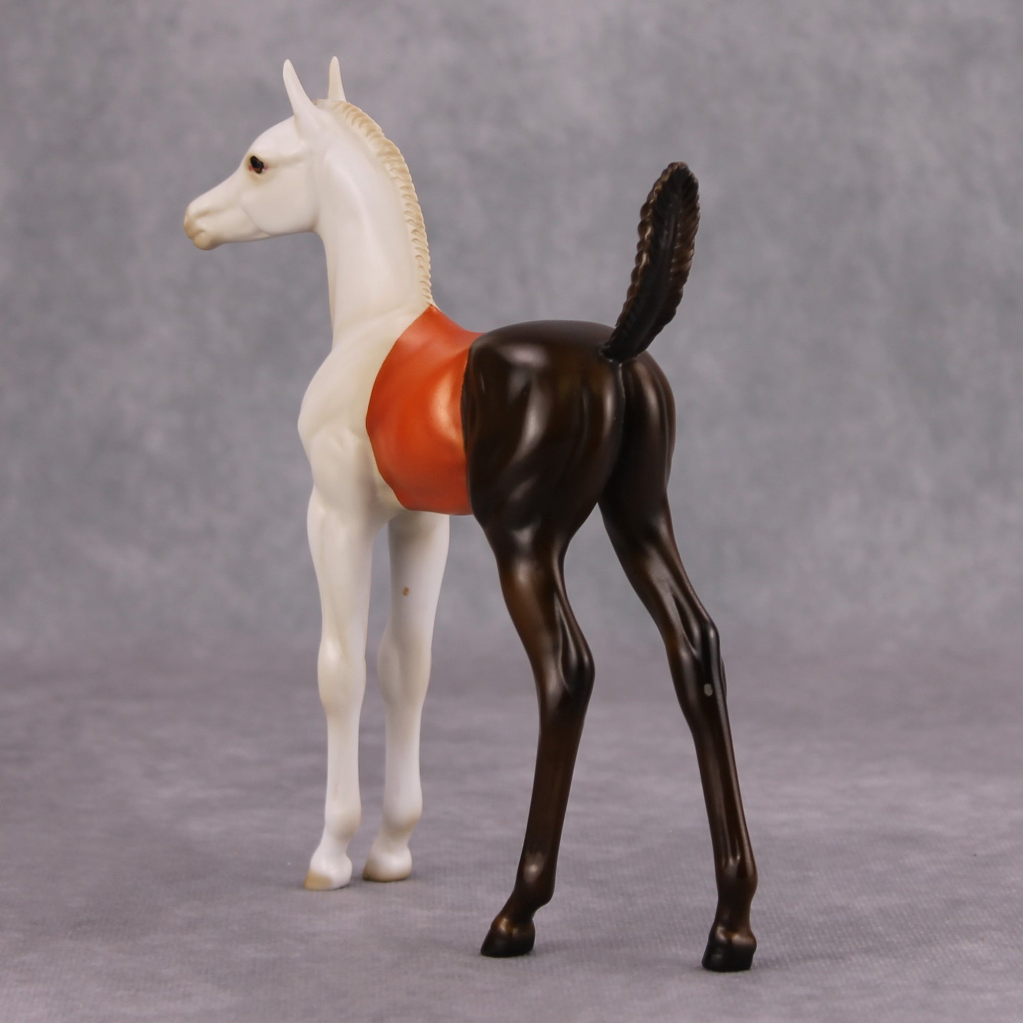 All or Nothing OOAK Candy Corn Deco Arab Foal By Julie Keim MM24