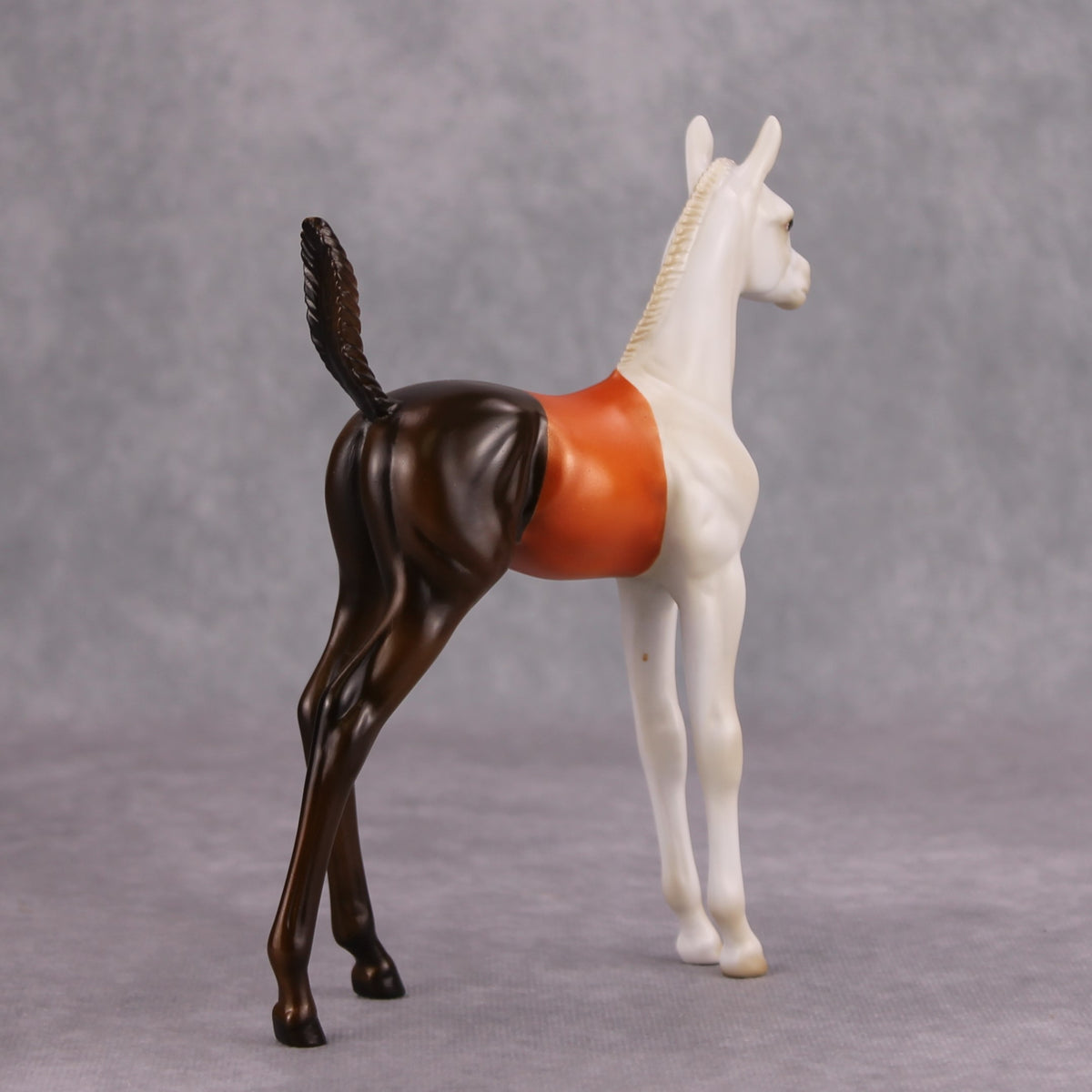 All or Nothing OOAK Candy Corn Deco Arab Foal By Julie Keim MM24