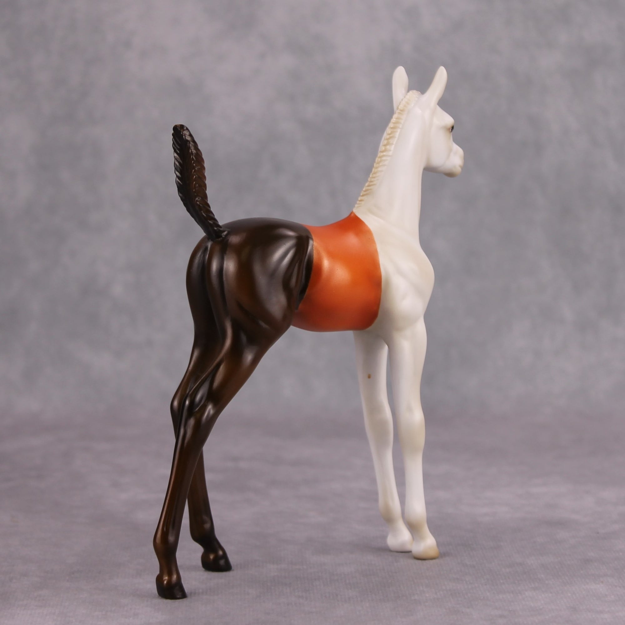 All or Nothing OOAK Candy Corn Deco Arab Foal By Julie Keim MM24