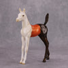 PREVIEW LISTING ONLY All or Nothing OOAK Candy Corn Deco Arab Foal By Julie Keim MM24