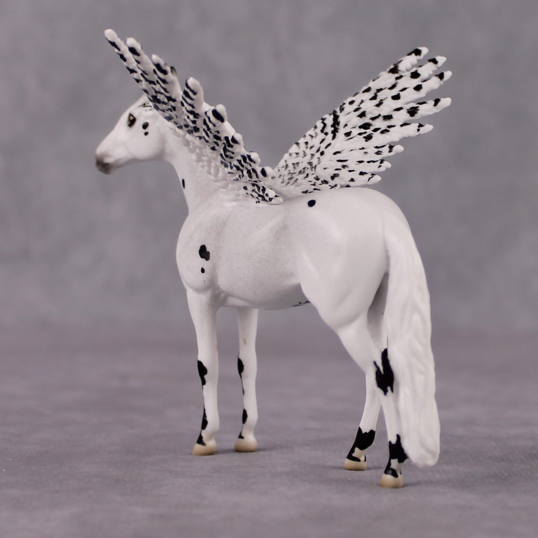 "Tundra" Secret Surprise Chip Drop: Superb Owl Sunday OOAK Deco Custom Andalusian Chip By Jess Hamill
