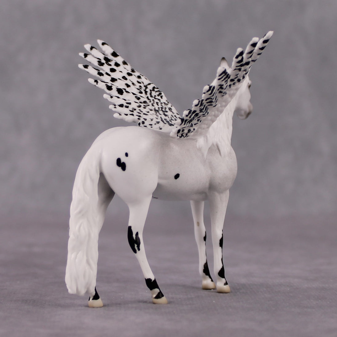 "Tundra" Secret Surprise Chip Drop: Superb Owl Sunday OOAK Deco Custom Andalusian Chip By Jess Hamill