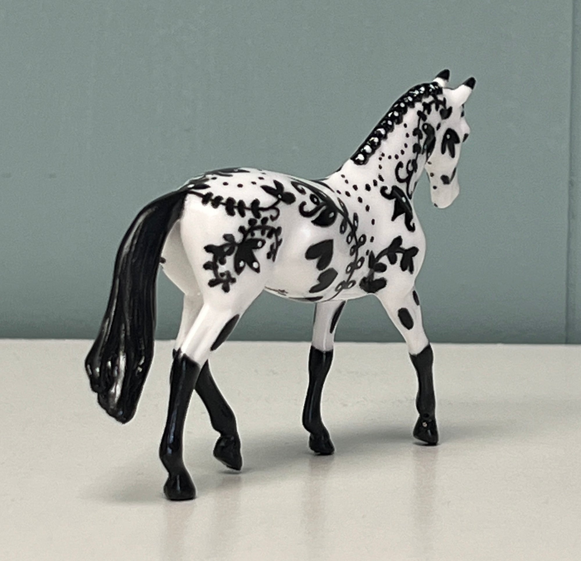 Guitar Songs OOAK Deco Warmblood Chip By Kristen Cermele -  SAMPLE &amp; OOAK SALE APRIL 2024 SS424