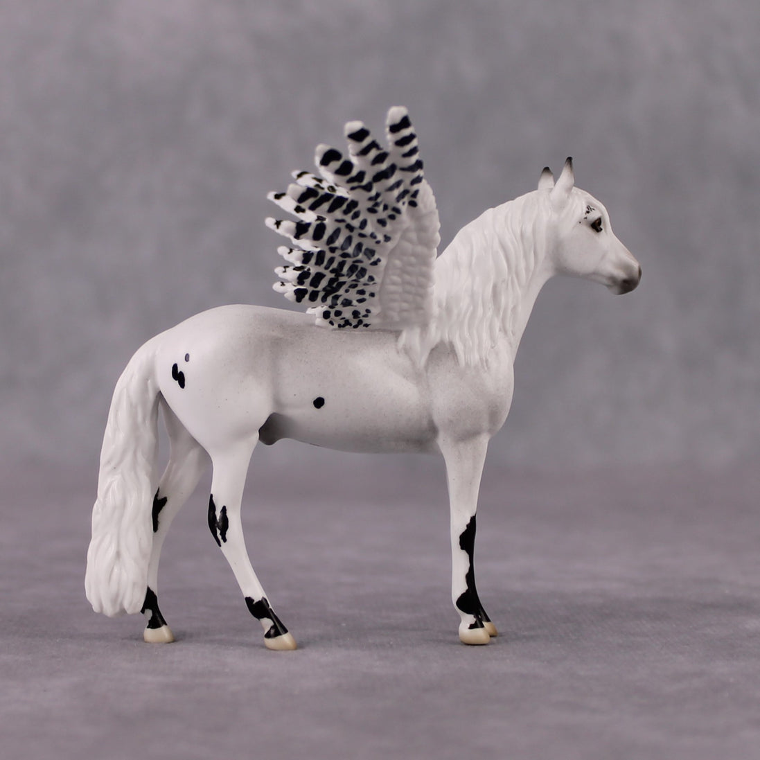 "Tundra" Secret Surprise Chip Drop: Superb Owl Sunday OOAK Deco Custom Andalusian Chip By Jess Hamill