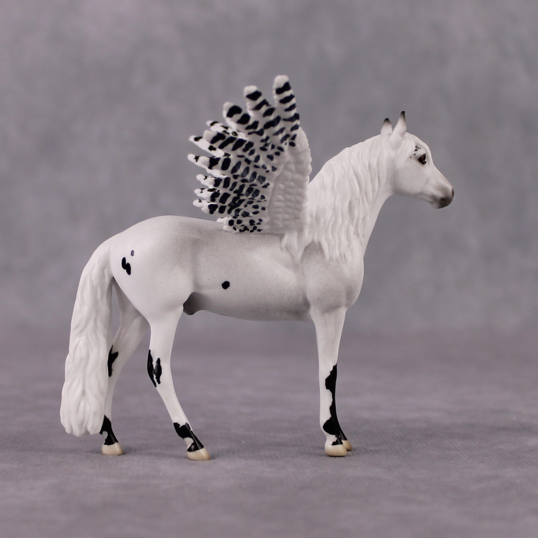 &quot;Tundra&quot; Secret Surprise Chip Drop: Superb Owl Sunday OOAK Deco Custom Andalusian Chip By Jess Hamill