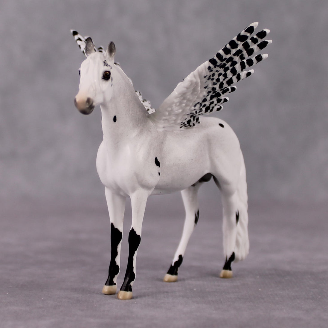 "Tundra" Secret Surprise Chip Drop: Superb Owl Sunday OOAK Deco Custom Andalusian Chip By Jess Hamill