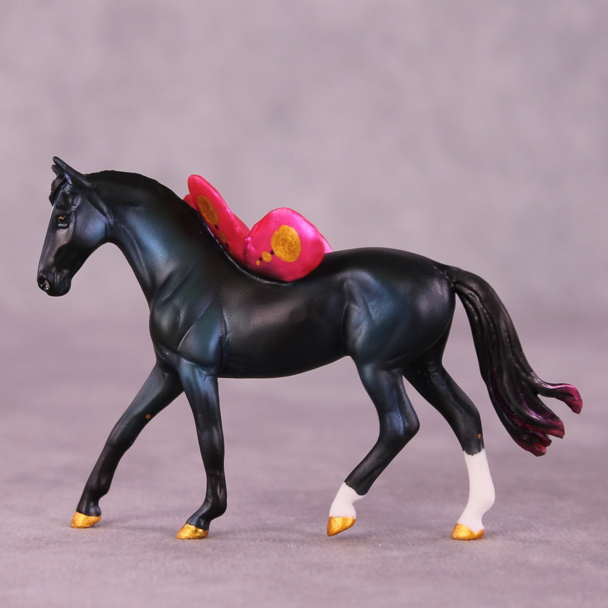 Just a Fairy OOAK FCM Chip Warmblood By Kristen Cermele July GemStones Series