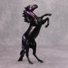 PREVIEW LISTING ONLY Night Creature OOAK Dark Metallic Scene with Blacklight Reactive Deco Rearing Pebble By Ashley Palmer MM24