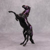 PREVIEW LISTING ONLY Night Creature OOAK Dark Metallic Scene with Blacklight Reactive Deco Rearing Pebble By Ashley Palmer MM24