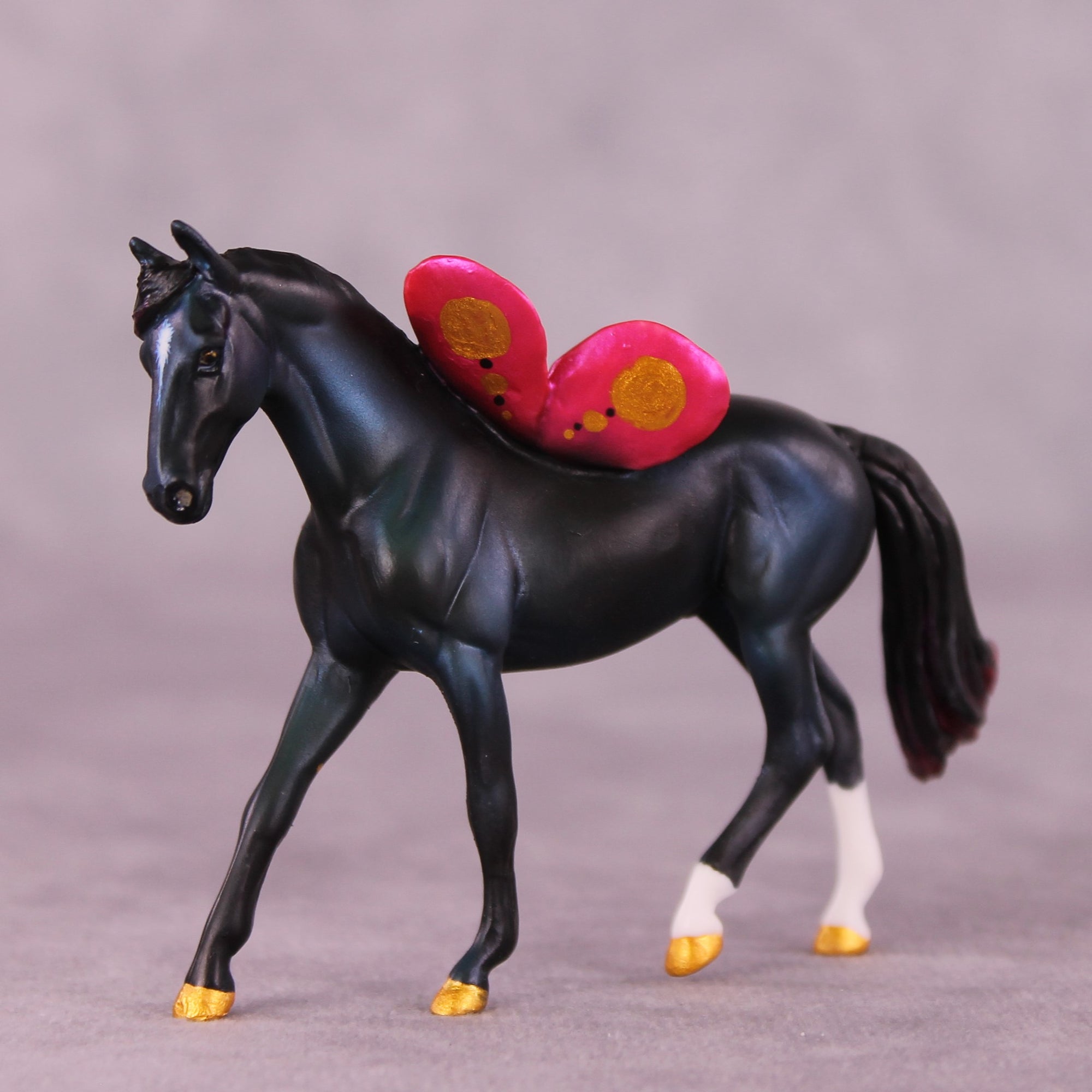 Just a Fairy OOAK FCM Chip Warmblood By Kristen Cermele July GemStones Series