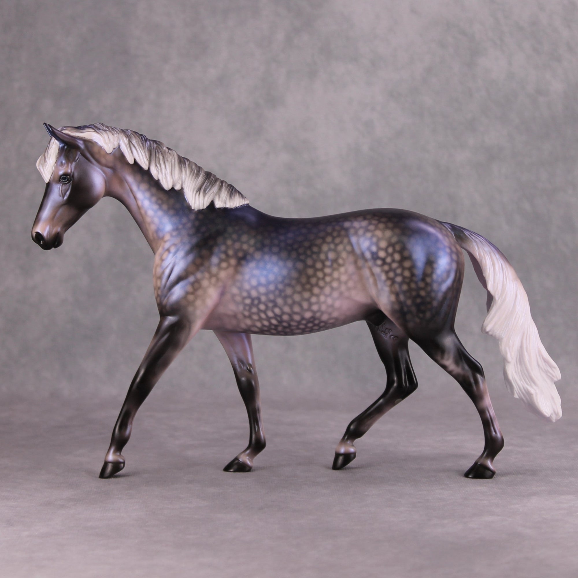 PREVIEW LISTING ONLY Might Be A Mimic OOAK Lavender Pink Dappled Deco Pony By Ellen Robbins MM24 Online Drawing Piece