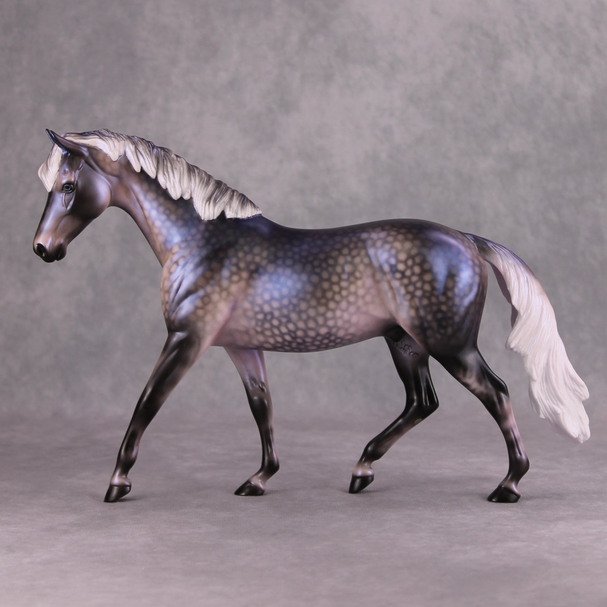 Might Be A Mimic OOAK Lavender Pink Dappled Deco Pony By Ellen Robbins MM24 Online Drawing Piece