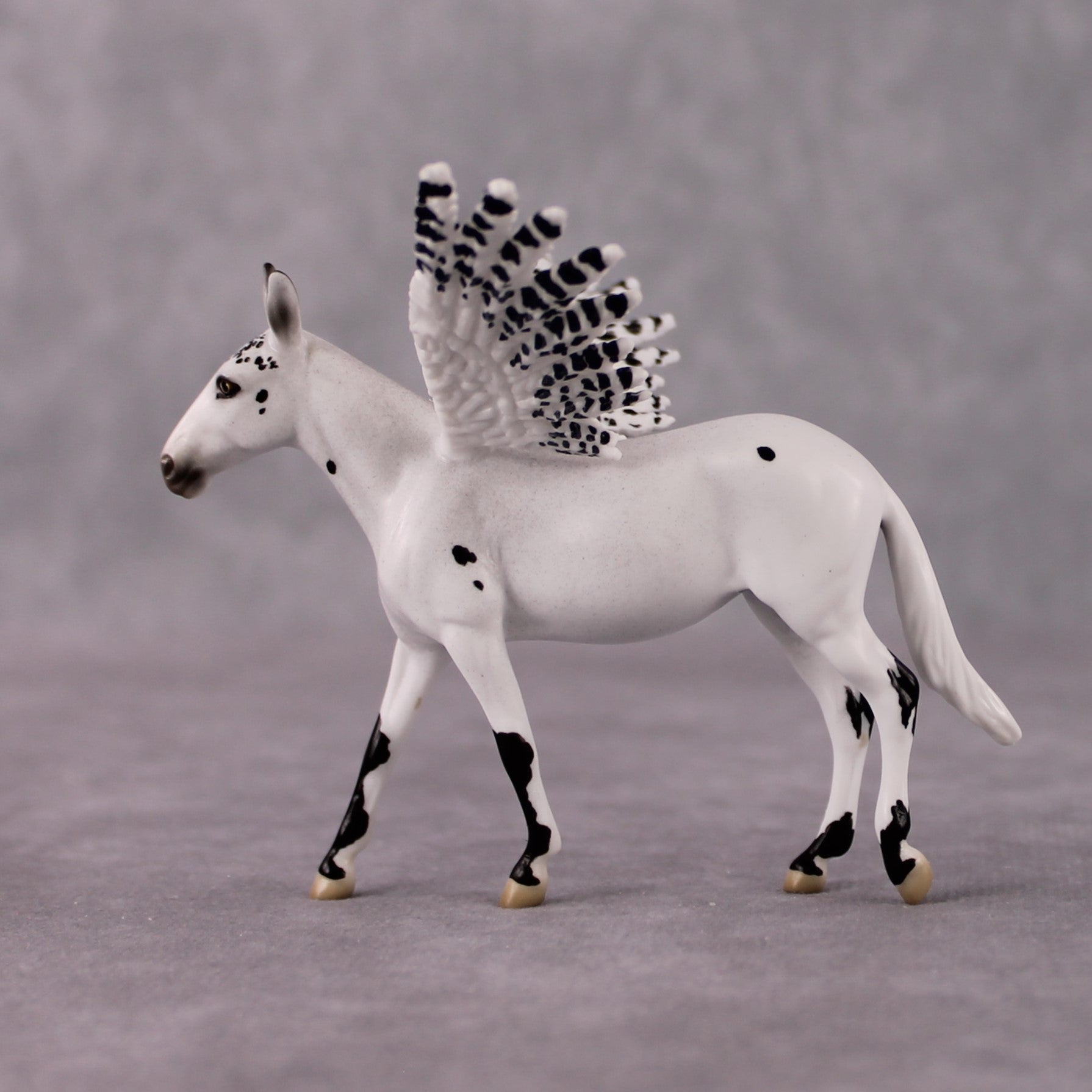 "Glaciation" Secret Surprise Chip Drop: Superb Owl Sunday OOAK Deco Custom Mule Chip By Jess Hamill