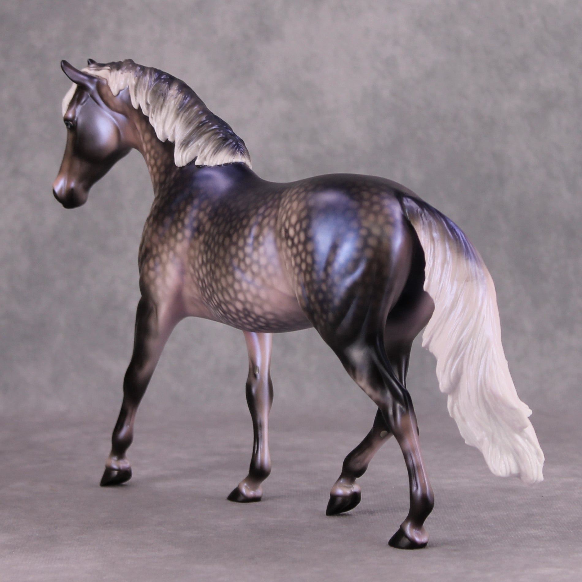 Might Be A Mimic OOAK Lavender Pink Dappled Deco Pony By Ellen Robbins MM24 Online Drawing Piece