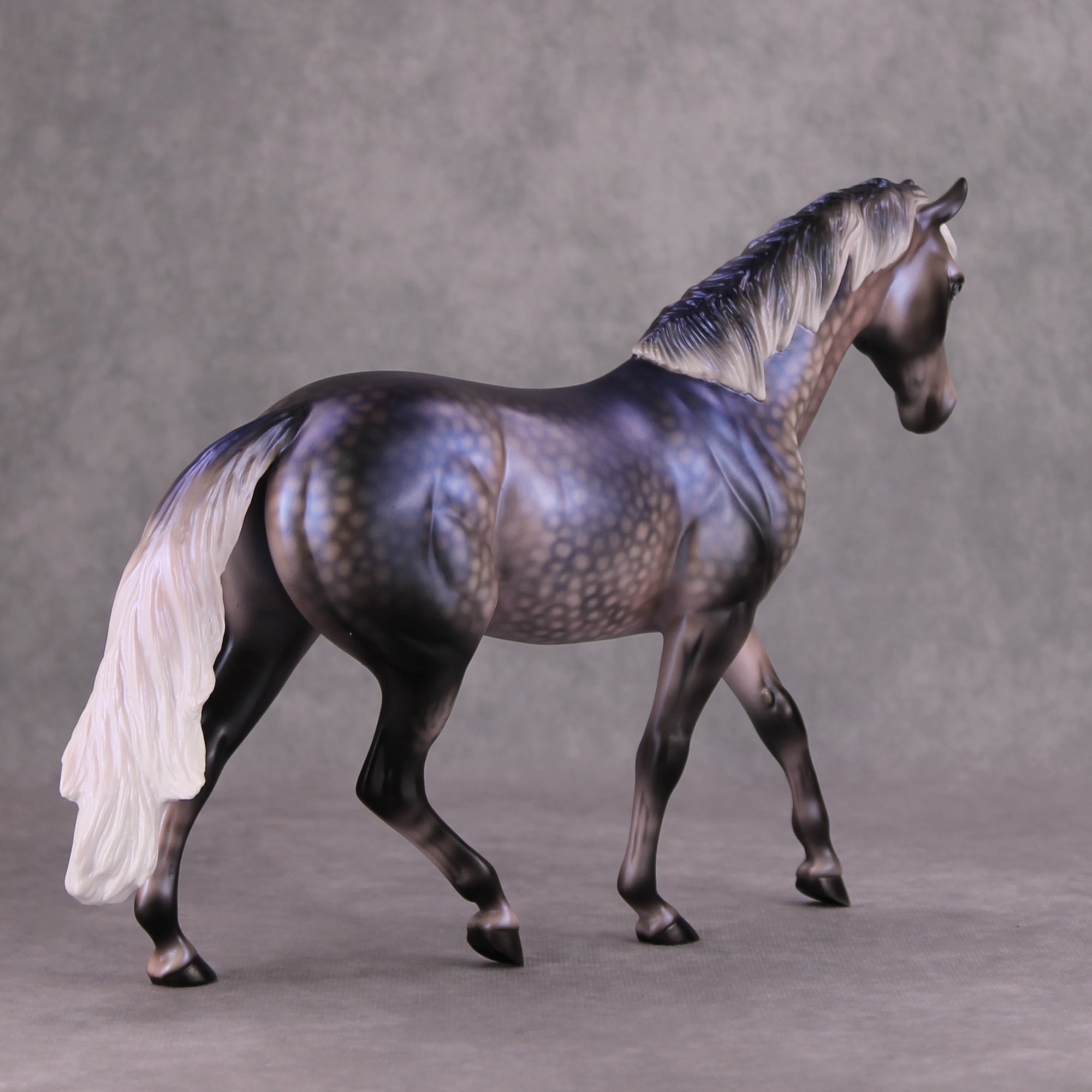Might Be A Mimic OOAK Lavender Pink Dappled Deco Pony By Ellen Robbins MM24 Online Drawing Piece