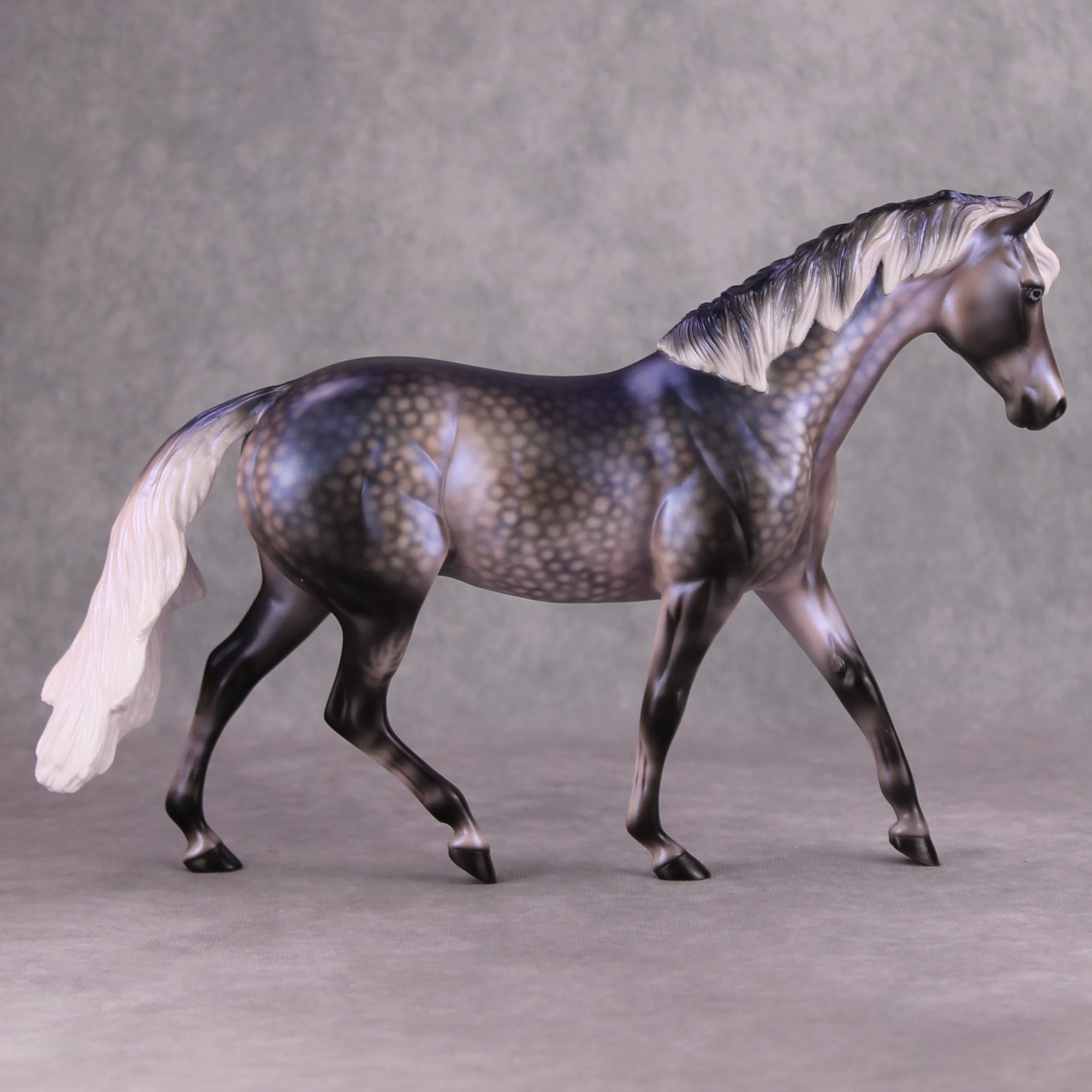 Might Be A Mimic OOAK Lavender Pink Dappled Deco Pony By Ellen Robbins MM24 Online Drawing Piece