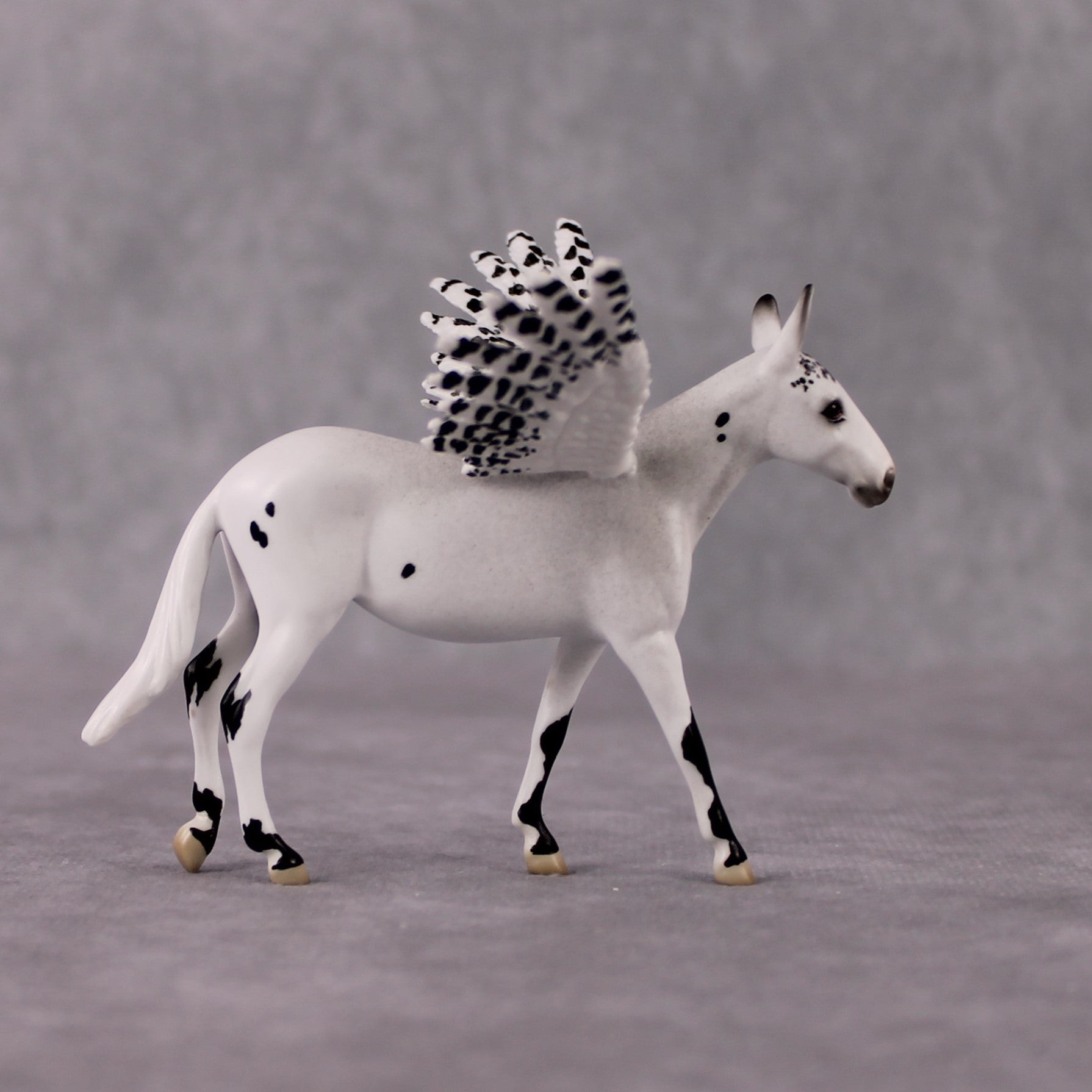 "Glaciation" Secret Surprise Chip Drop: Superb Owl Sunday OOAK Deco Custom Mule Chip By Jess Hamill