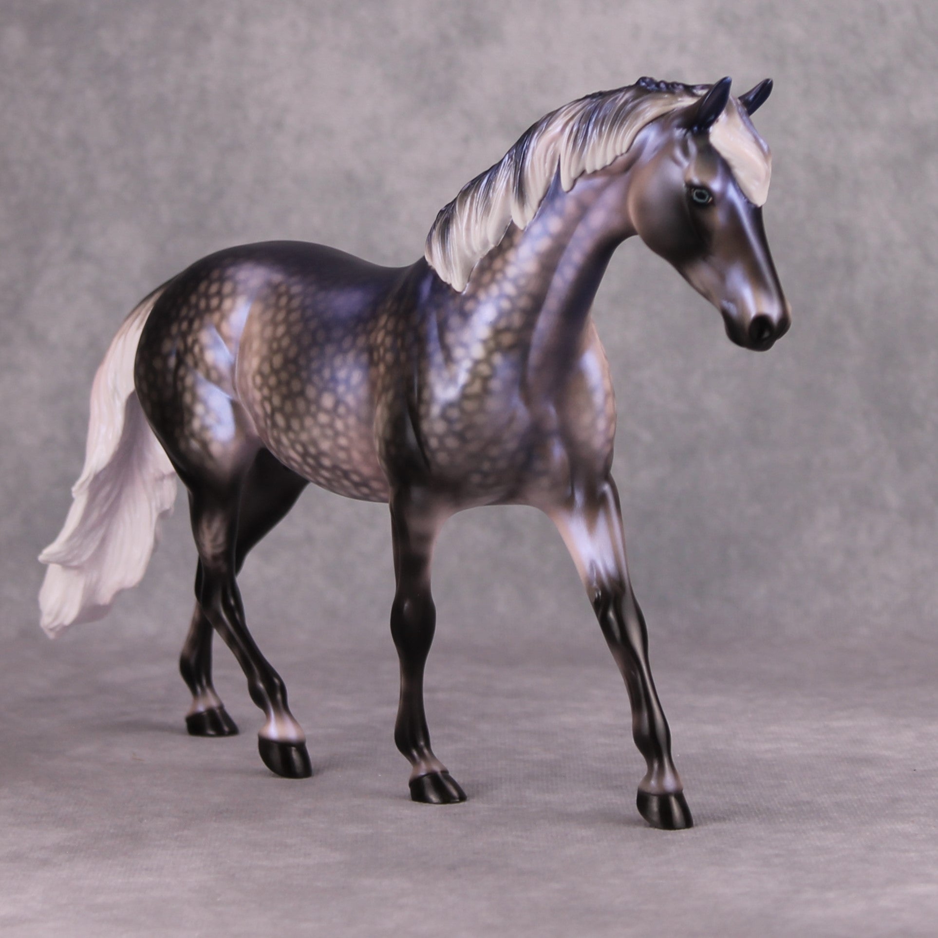 Might Be A Mimic OOAK Lavender Pink Dappled Deco Pony By Ellen Robbins MM24 Online Drawing Piece