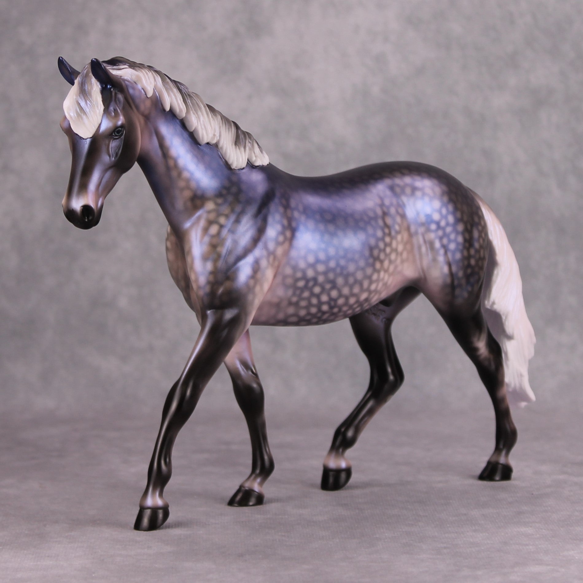 Might Be A Mimic OOAK Lavender Pink Dappled Deco Pony By Ellen Robbins MM24 Online Drawing Piece