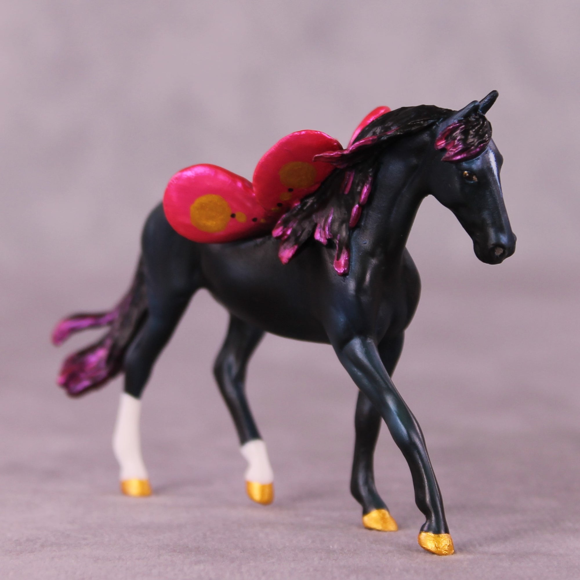 Just a Fairy OOAK FCM Chip Warmblood By Kristen Cermele July GemStones Series
