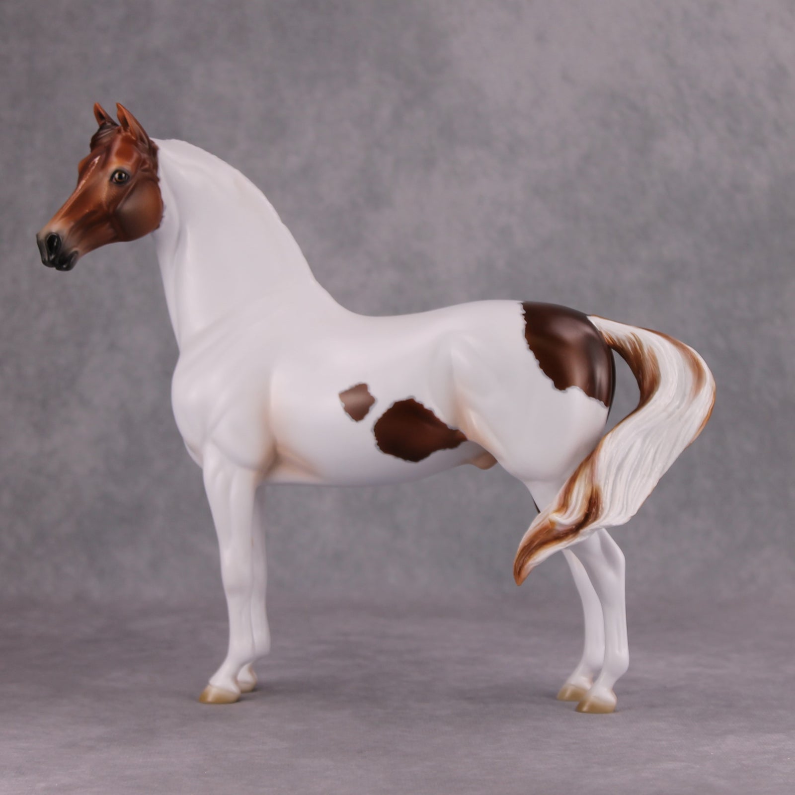 Pumpkin Patch OOAK Chestnut Tobiano Custom Morgan By Ashley Palmer MM24 Online Drawing