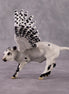 "Nyctea" Secret Surprise Chip Drop: Superb Owl Sunday OOAK Deco Custom Cow Chip By Jess Hamill
