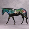 PREVIEW LISTING ONLY Go Back To Sleep OOAK Green Graveyard Deco Mule By Julie Keim MM24 Online Drawing