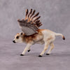 &quot;Screech&quot; Secret Surprise Chip Drop: Superb Owl Sunday OOAK Deco Custom Cow Chip By Ellen Robbins