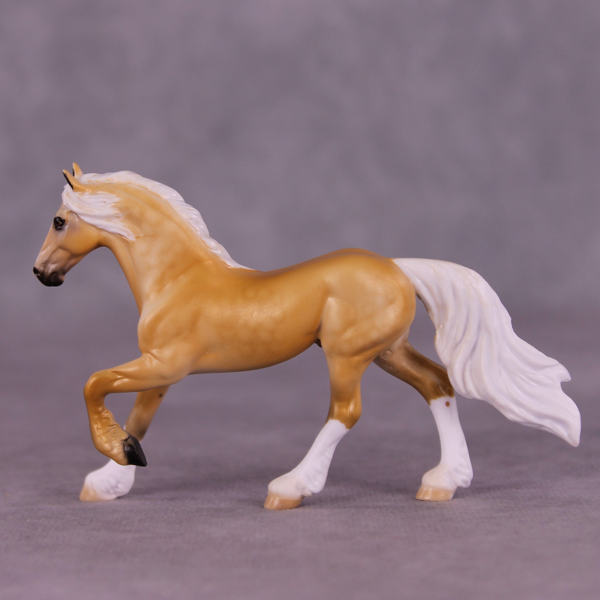 Ray of Sunshine OOAK Friesian Chip by Dawn Quick LHS25