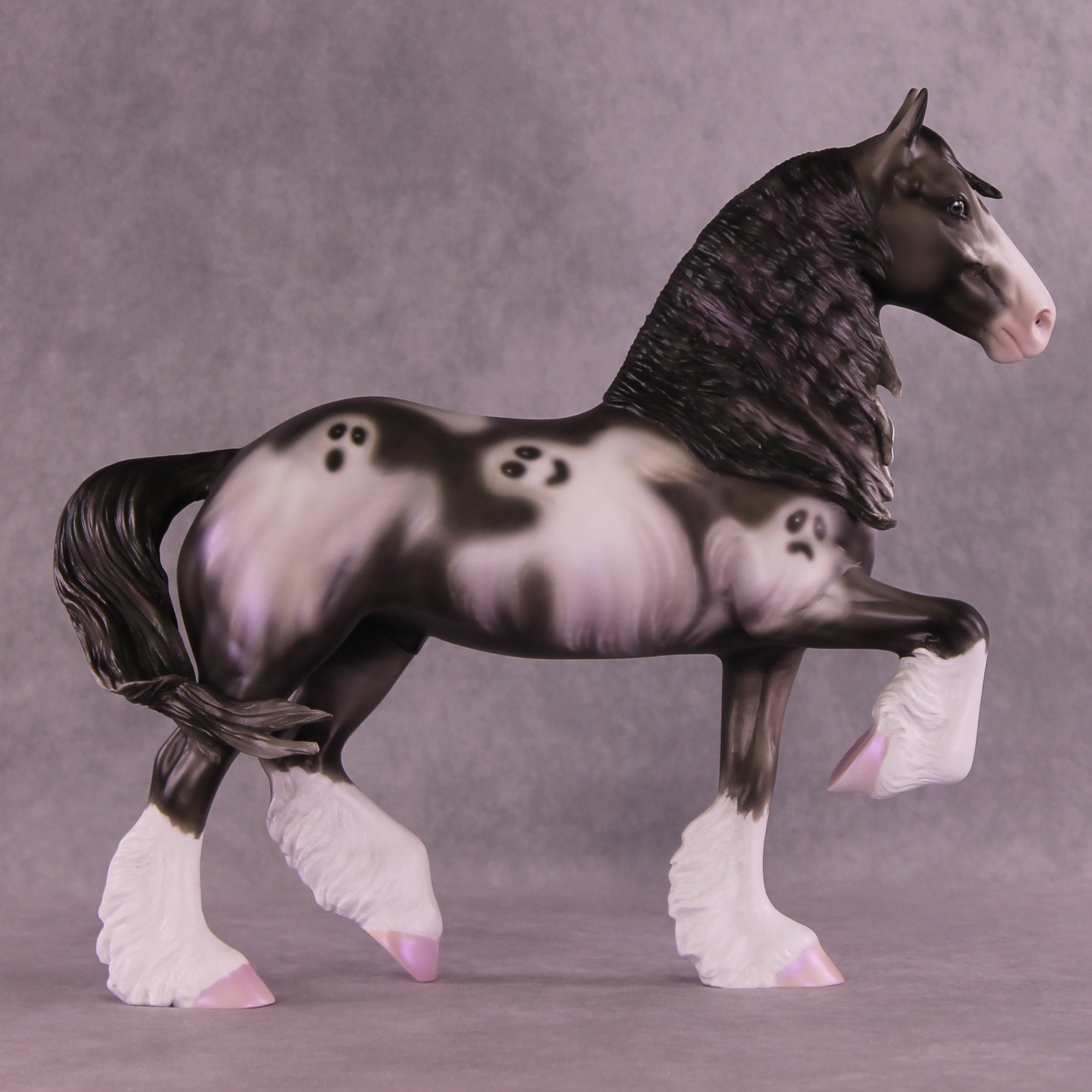 Apparition OOAK FCM Trotting Drafter by Sheryl Leisure MM25