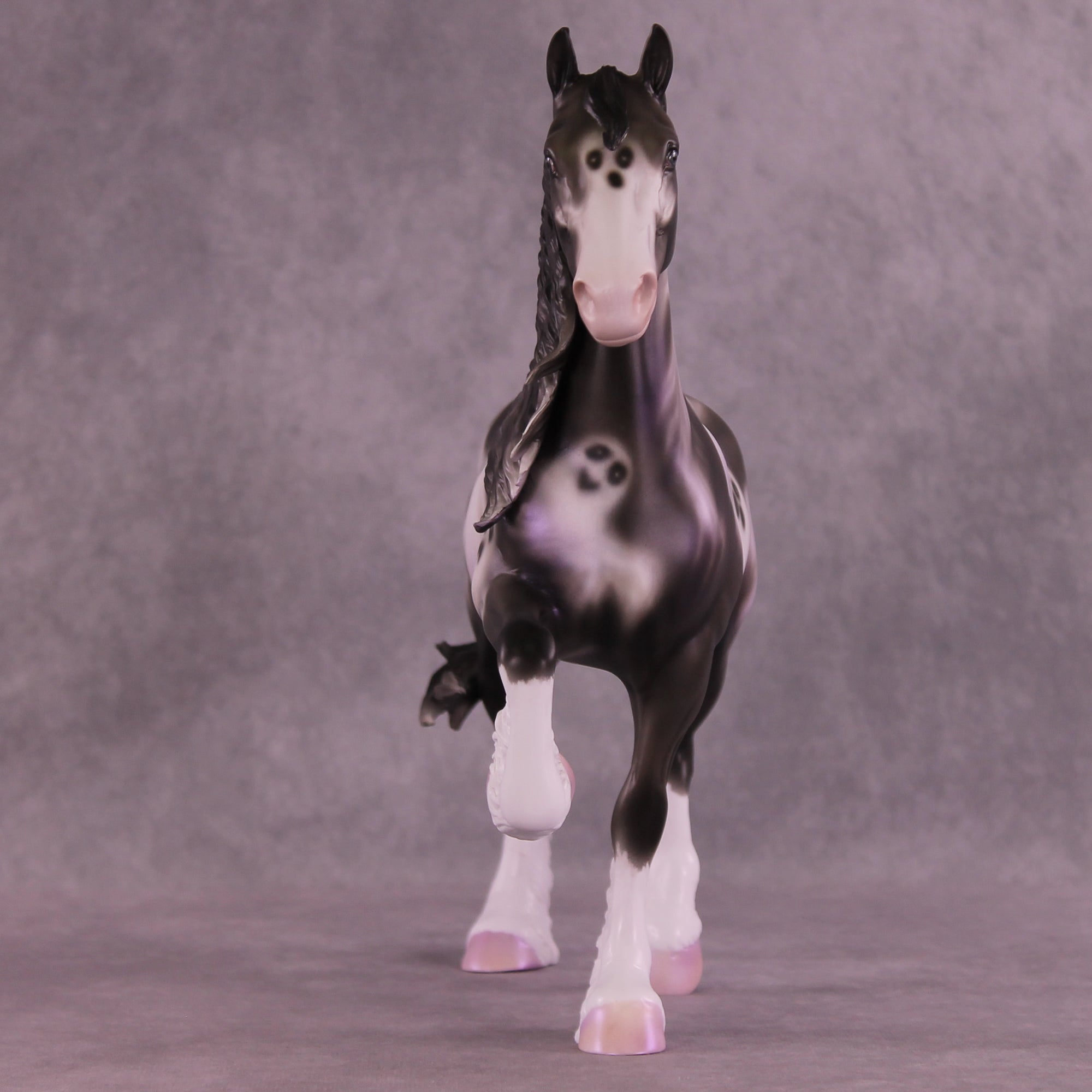 Apparition OOAK FCM Trotting Drafter by Sheryl Leisure MM25