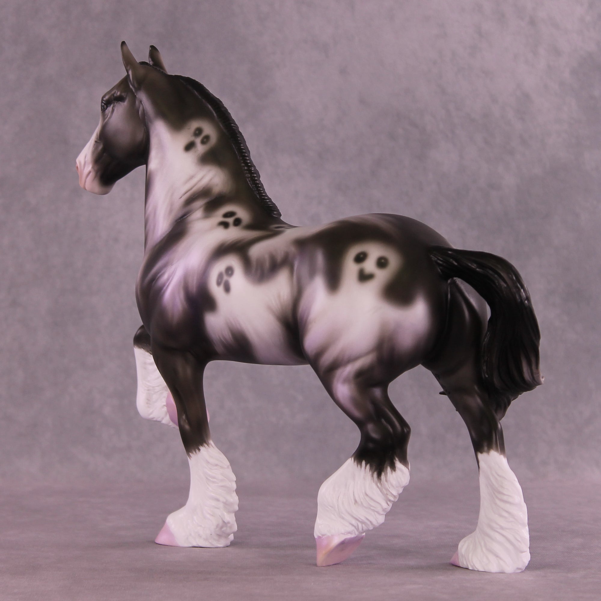 Apparition OOAK FCM Trotting Drafter by Sheryl Leisure MM25