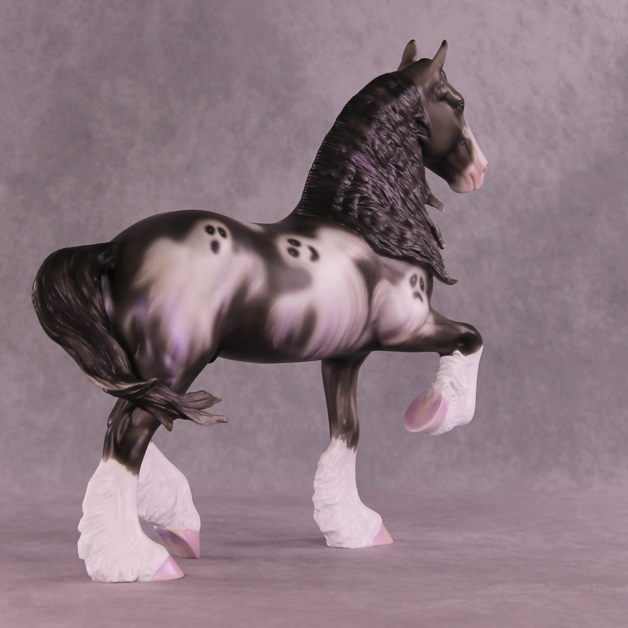 Apparition OOAK FCM Trotting Drafter by Sheryl Leisure MM25