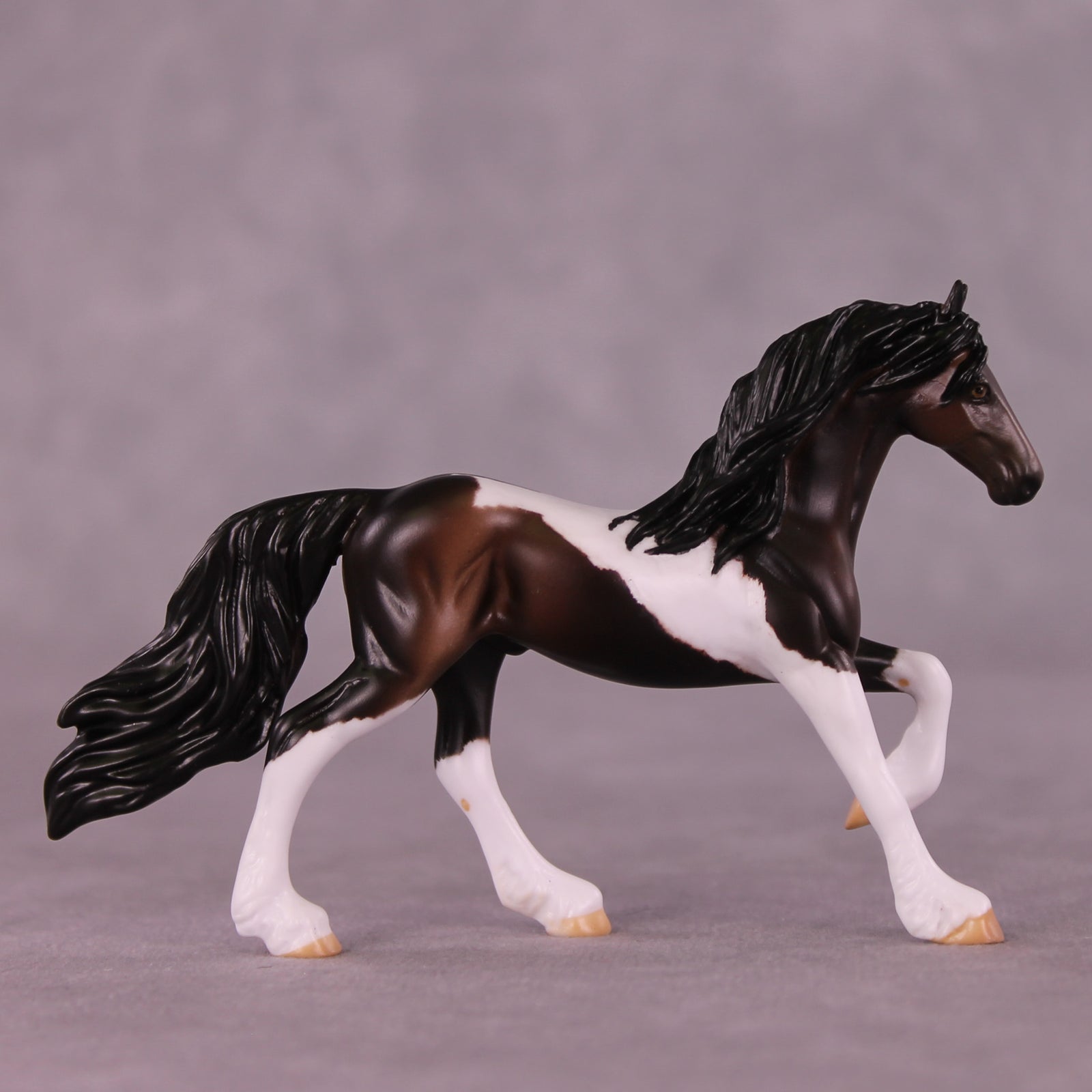 Falling Up OOAK Chip Friesian by Anna Rieck LHS25
