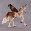 &quot;Scream&quot; Secret Surprise Chip Drop: Superb Owl Sunday OOAK Deco Custom Winged Friesian Chip By Ellen Robbins