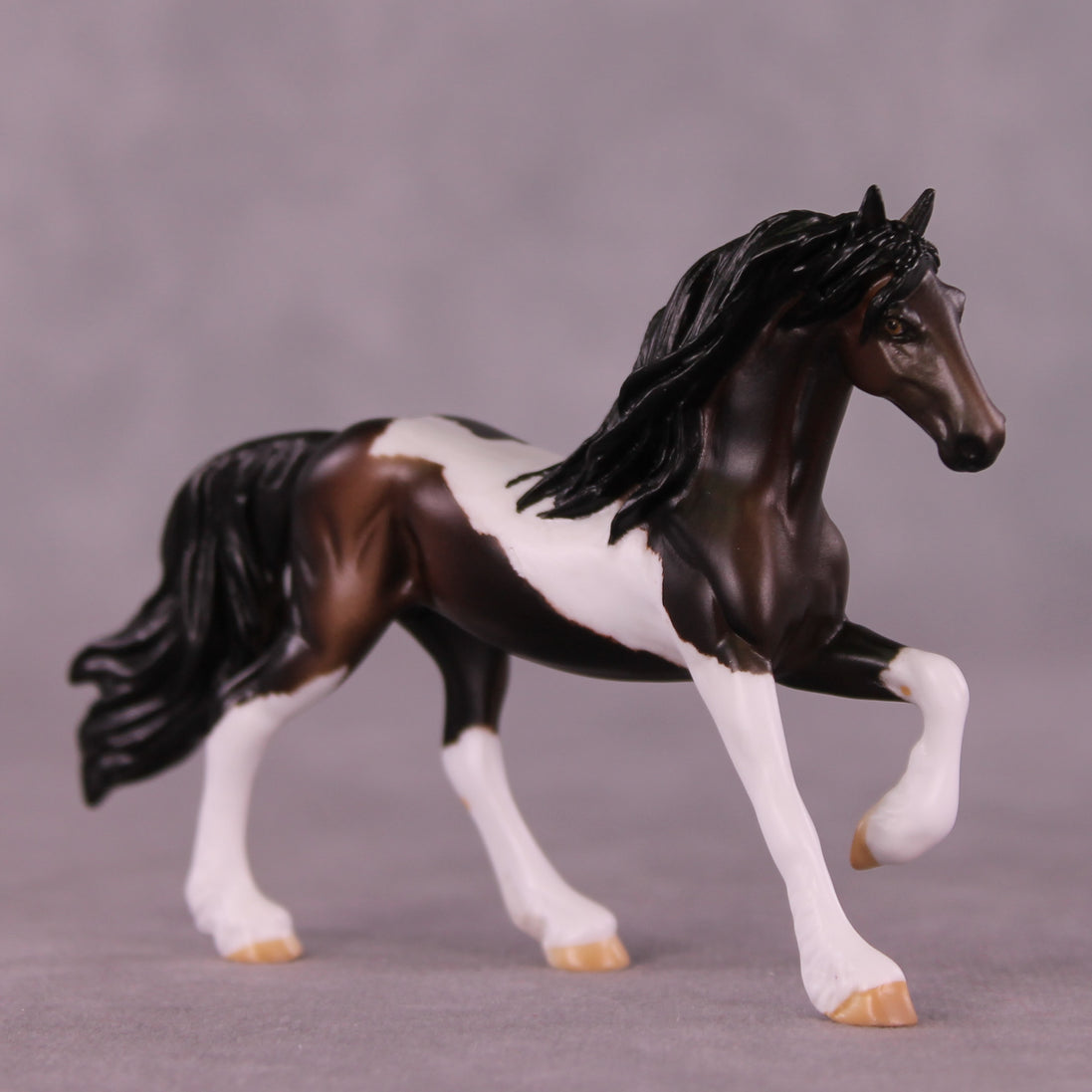 Falling Up OOAK Chip Friesian by Anna Rieck LHS25