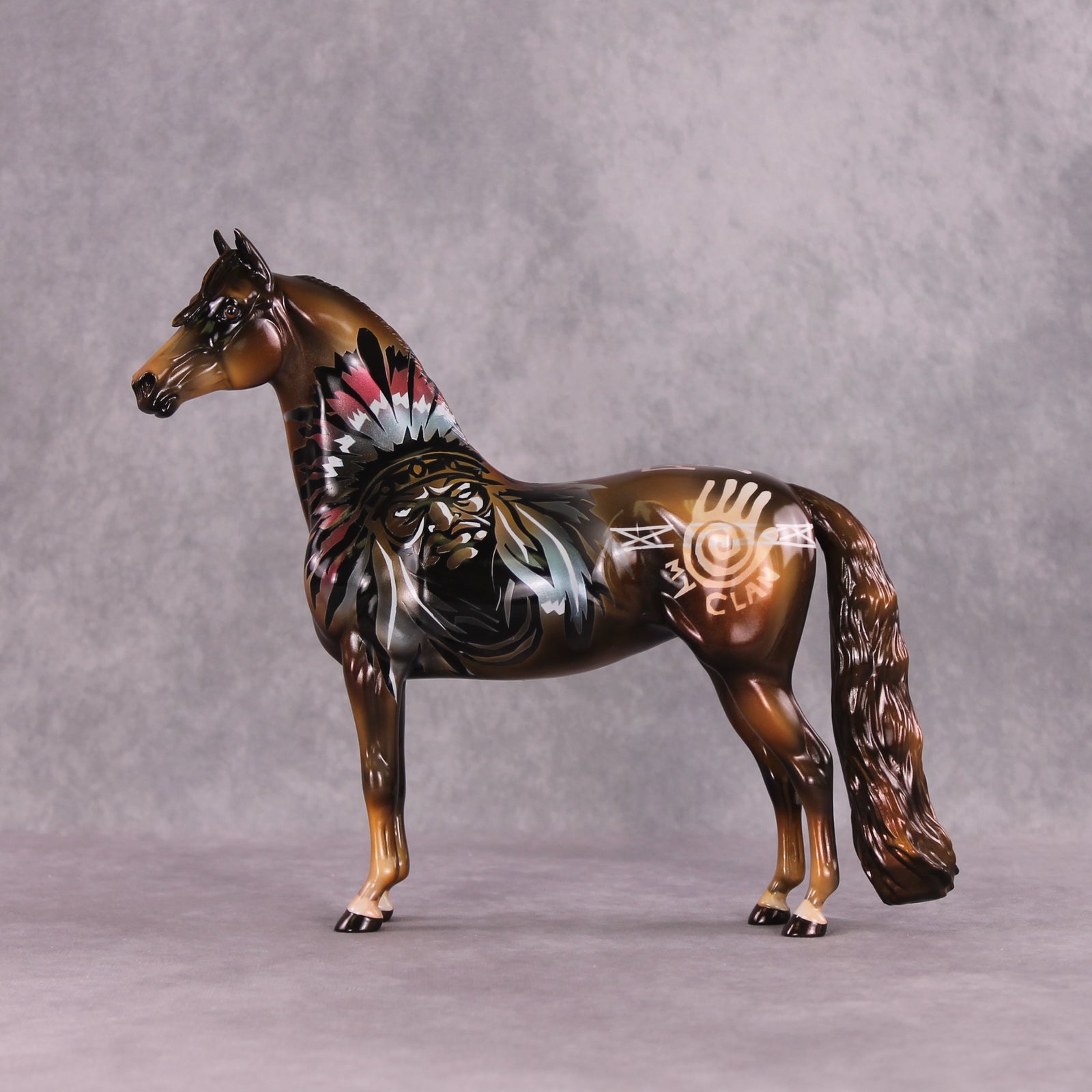 "My Clan" OOAK Glossy Morgan by Kike Duarte SHCF25