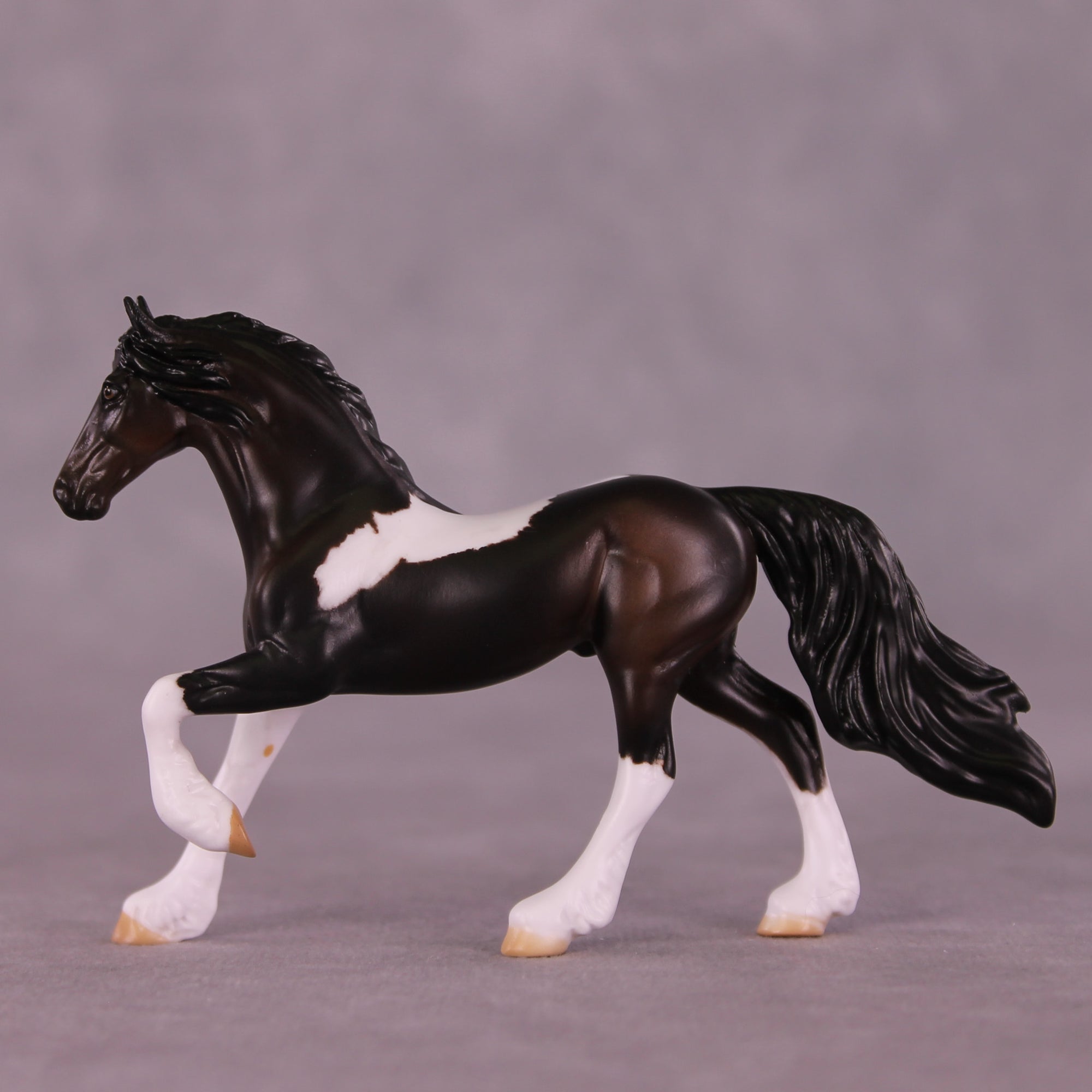 Falling Up OOAK Chip Friesian by Anna Rieck LHS25