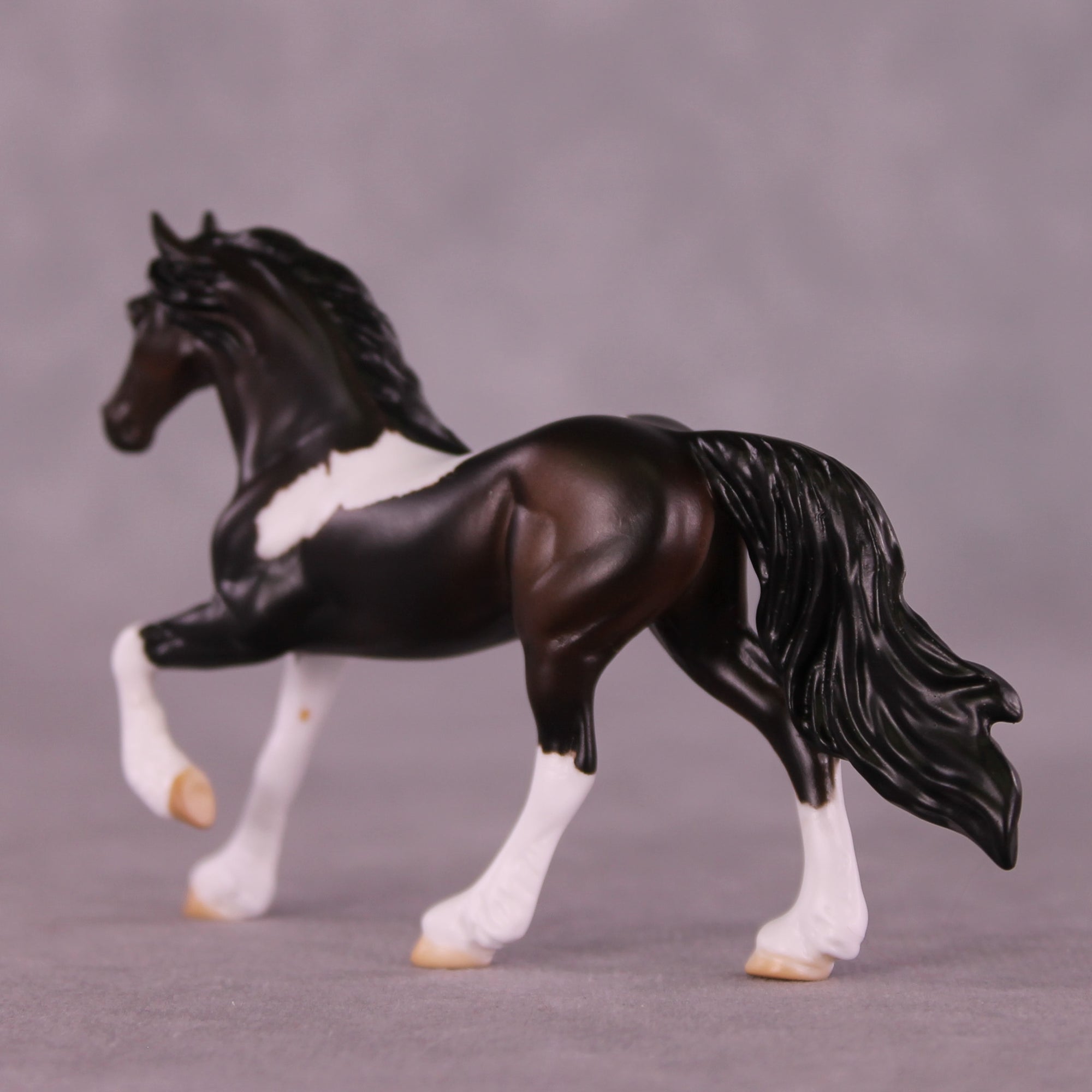 Falling Up OOAK Chip Friesian by Anna Rieck LHS25