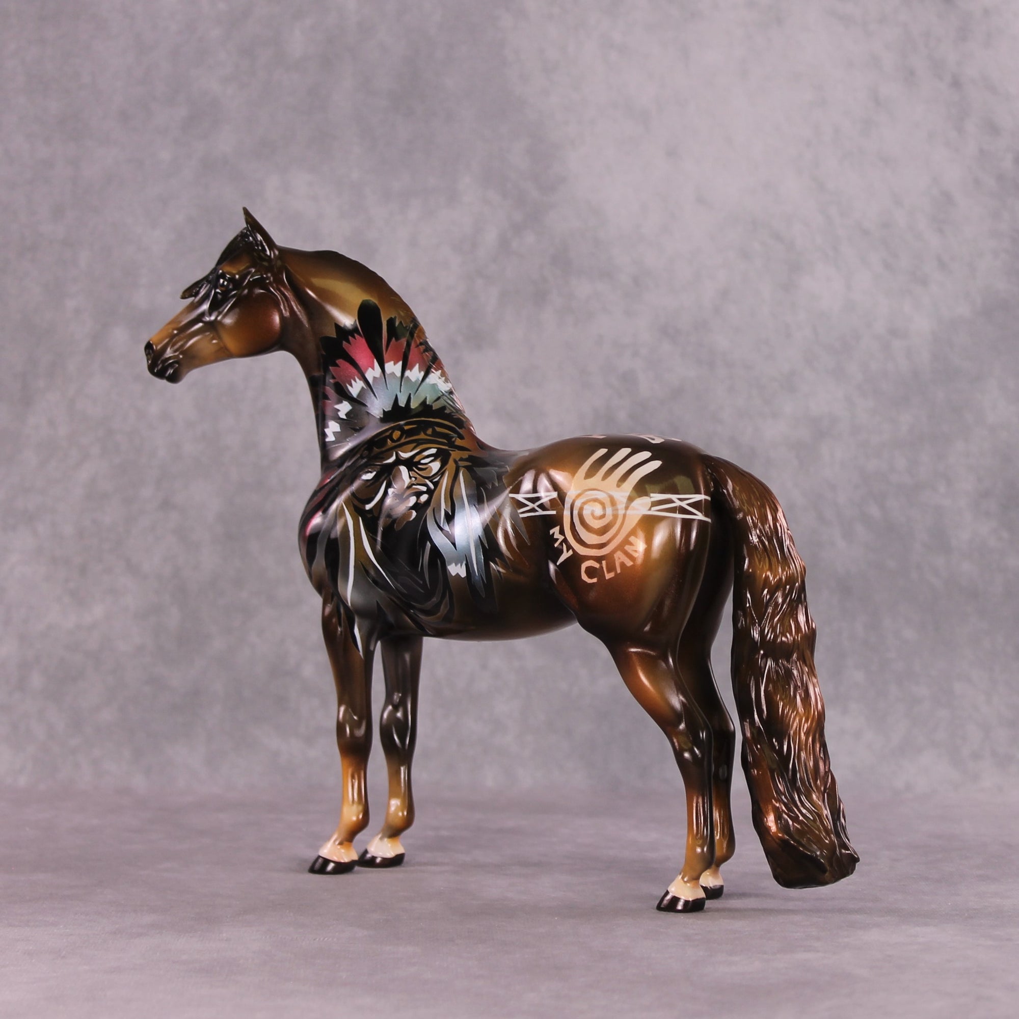 "My Clan" OOAK Glossy Morgan by Kike Duarte SHCF25