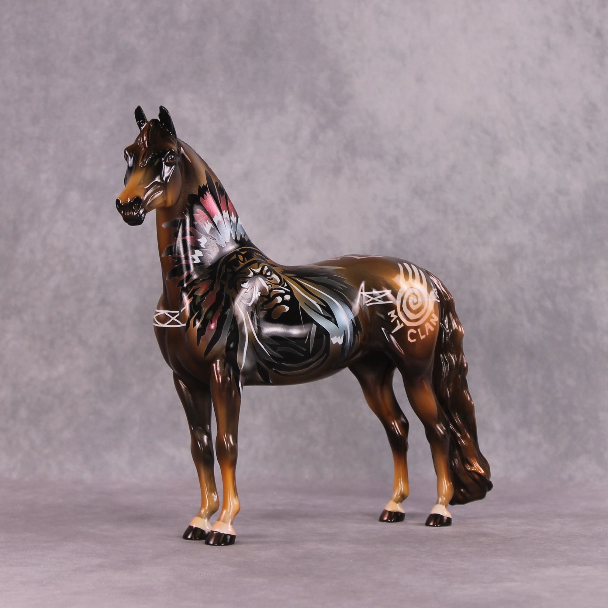 "My Clan" OOAK Glossy Morgan by Kike Duarte SHCF25