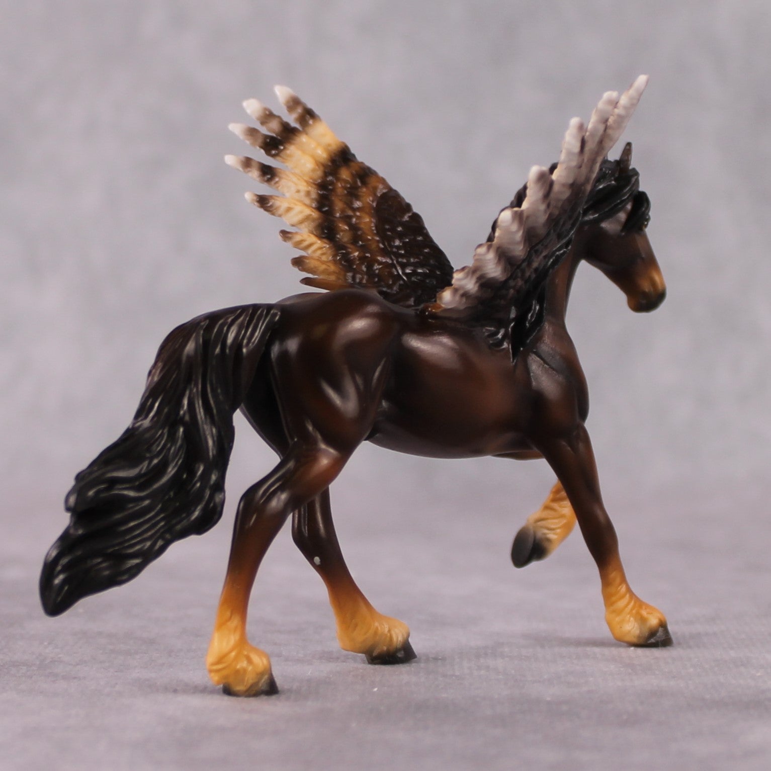 "Amazing" Secret Surprise Chip Drop: Superb Owl Sunday OOAK Deco Custom Friesian Chip By Ellen Robbins