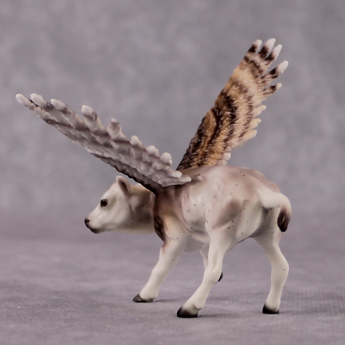 "Great" Secret Surprise Chip Drop: Superb Owl Sunday OOAK Deco Custom Cow Chip By Ellen Robbins