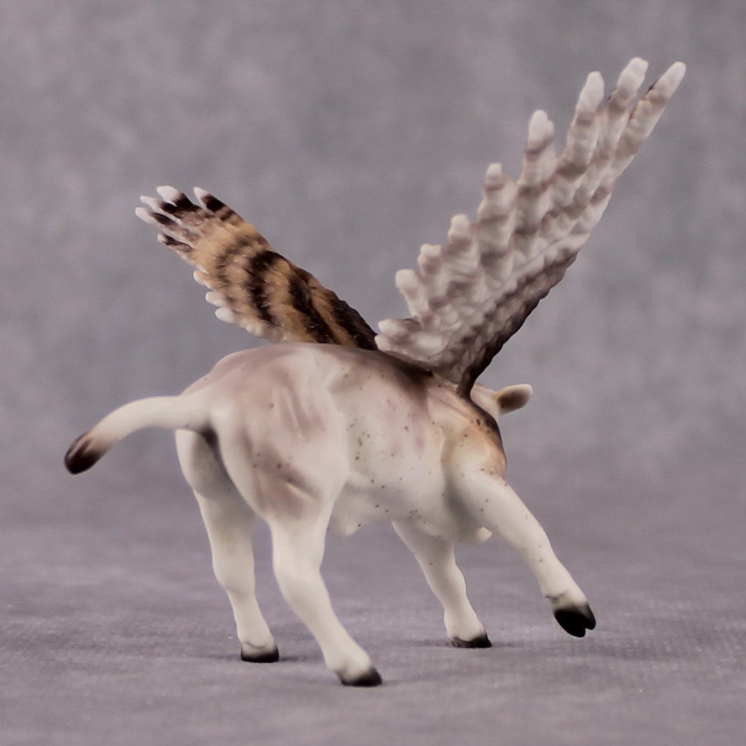 "Great" Secret Surprise Chip Drop: Superb Owl Sunday OOAK Deco Custom Cow Chip By Ellen Robbins