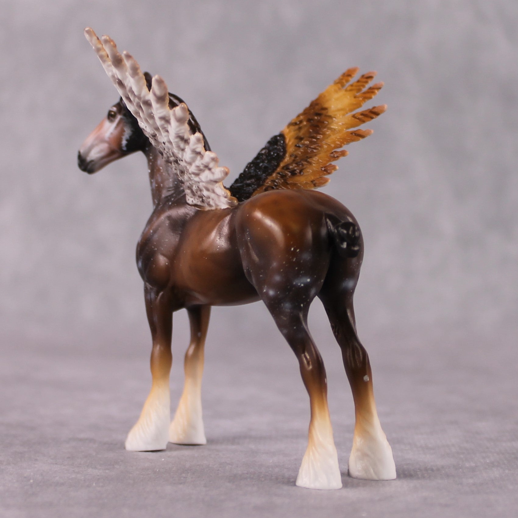 "Distinguished" Secret Surprise Chip Drop: Superb Owl Sunday OOAK Deco Custom Draft Chip By Ellen Robbins