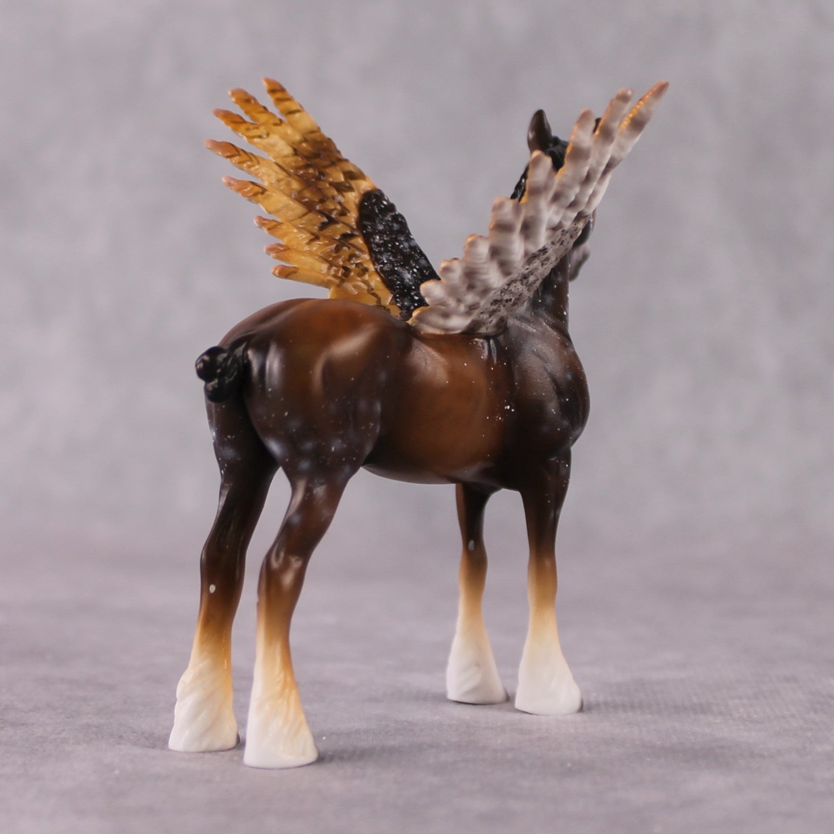 "Distinguished" Secret Surprise Chip Drop: Superb Owl Sunday OOAK Deco Custom Draft Chip By Ellen Robbins