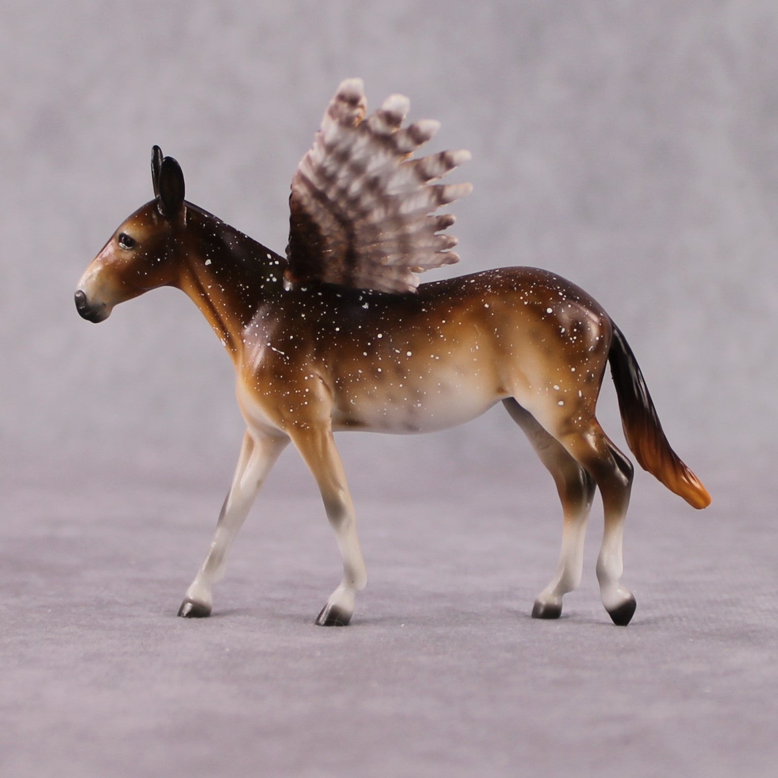 "Significant" Secret Surprise Chip Drop: Superb Owl Sunday OOAK Deco Custom Mule Chip By Ellen Robbins